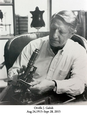Golub With Nairne microscope
